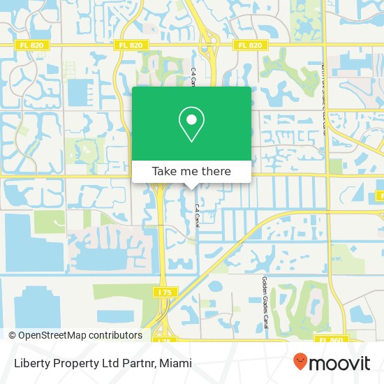 Mapa de Liberty Property Ltd Partnr