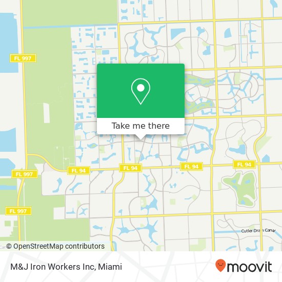 Mapa de M&J Iron Workers Inc