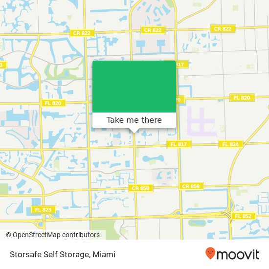 Storsafe Self Storage map