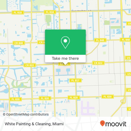 White Painting & Cleaning map