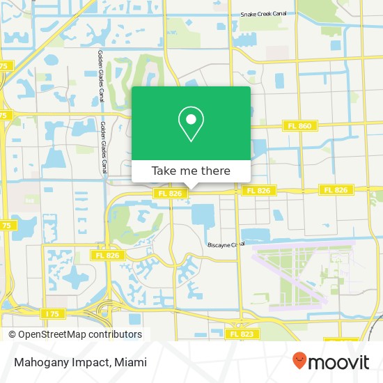 Mahogany Impact map