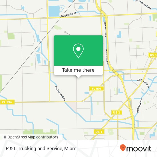 R & L Trucking and Service map