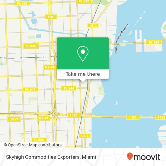 Mapa de Skyhigh Commodities Exporters