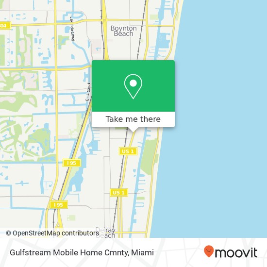 Mapa de Gulfstream Mobile Home Cmnty