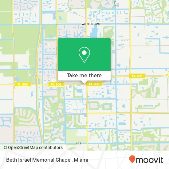 Beth Israel Memorial Chapel map