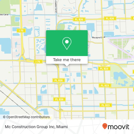 Mc Construction Group Inc map