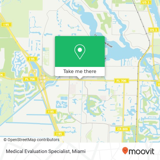 Medical Evaluation Specialist map
