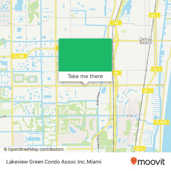 Lakeview Green Condo Assoc Inc map