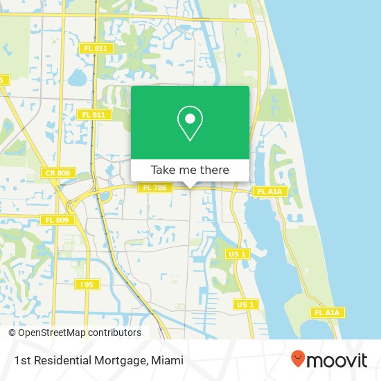 1st Residential Mortgage map