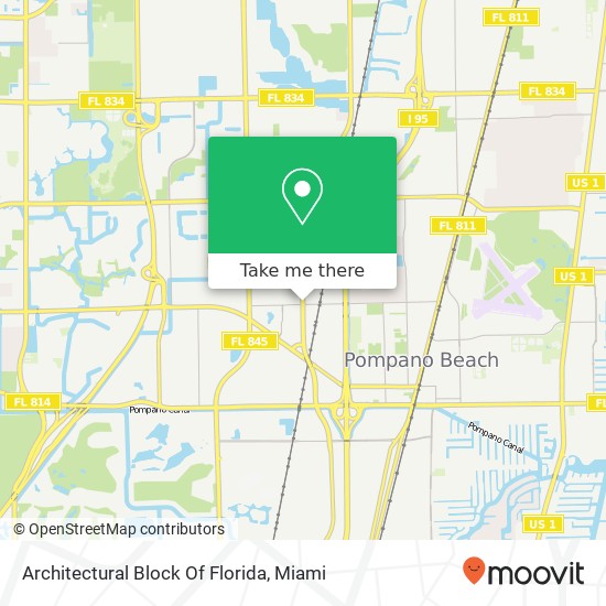 Architectural Block Of Florida map