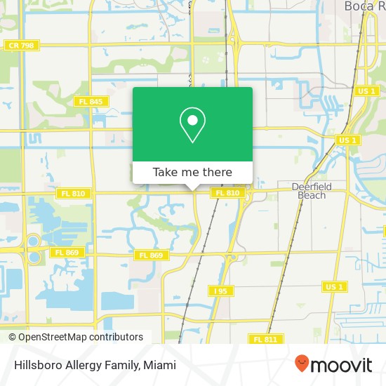 Hillsboro Allergy Family map