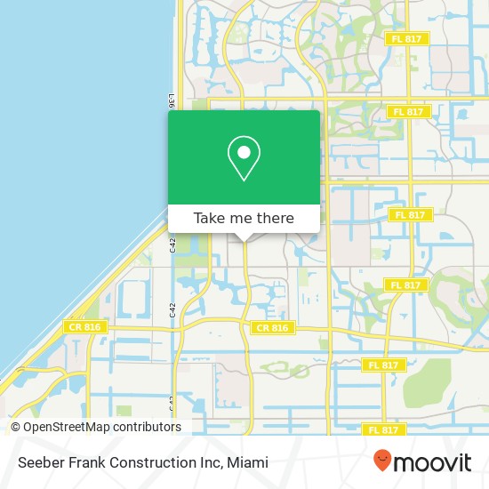 Seeber Frank Construction Inc map