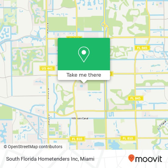 Mapa de South Florida Hometenders Inc