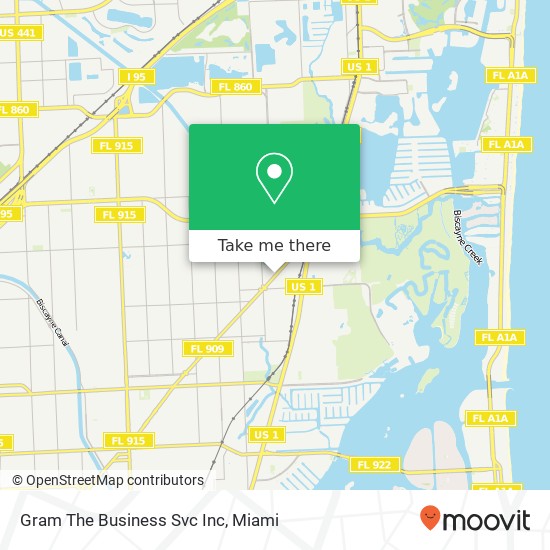 Gram The Business Svc Inc map