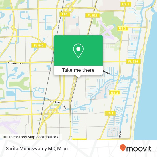 Mapa de Sarita Munuswamy MD