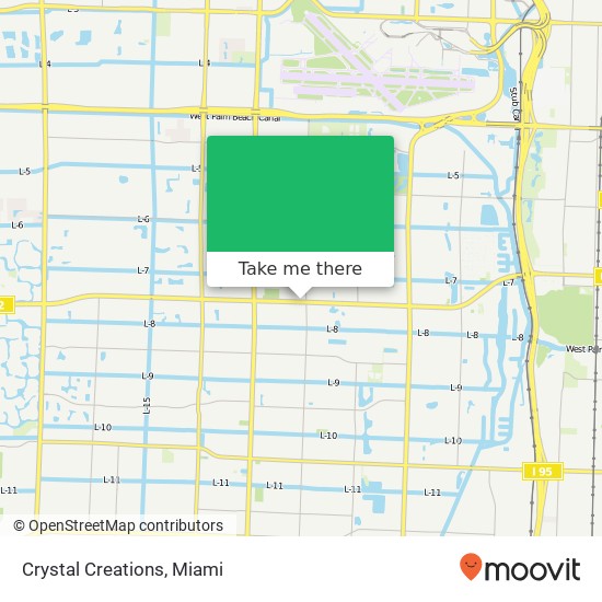 Crystal Creations map