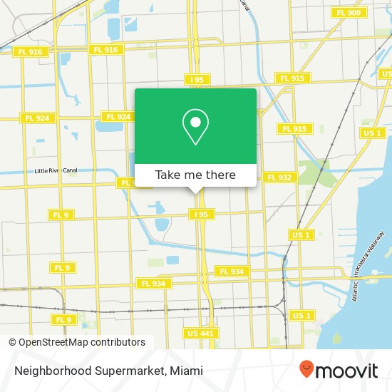 Mapa de Neighborhood Supermarket