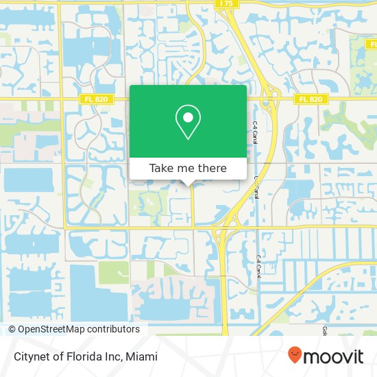 Mapa de Citynet of Florida Inc