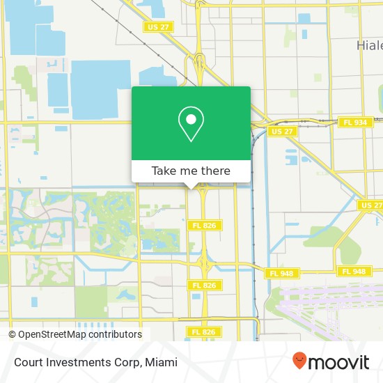 Court Investments Corp map
