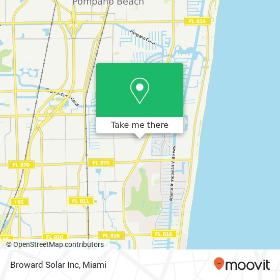 Mapa de Broward Solar Inc