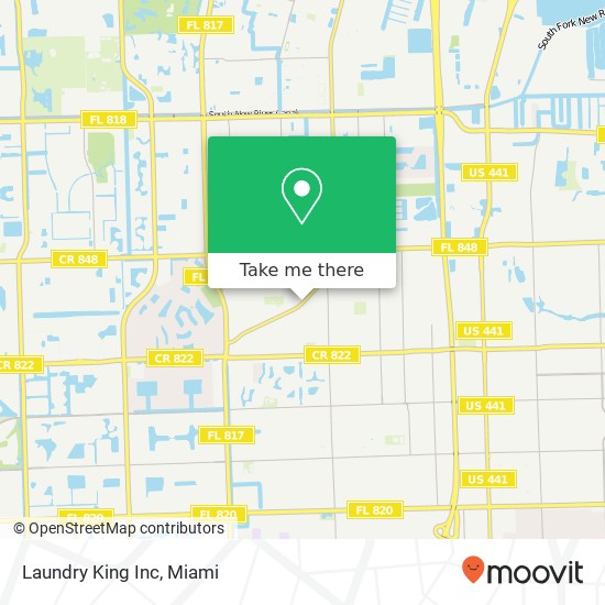 Laundry King Inc map