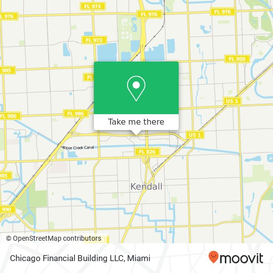 Mapa de Chicago Financial Building LLC