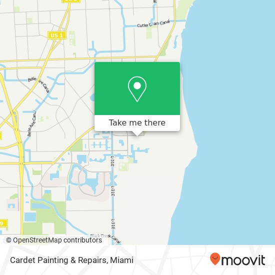 Cardet Painting & Repairs map