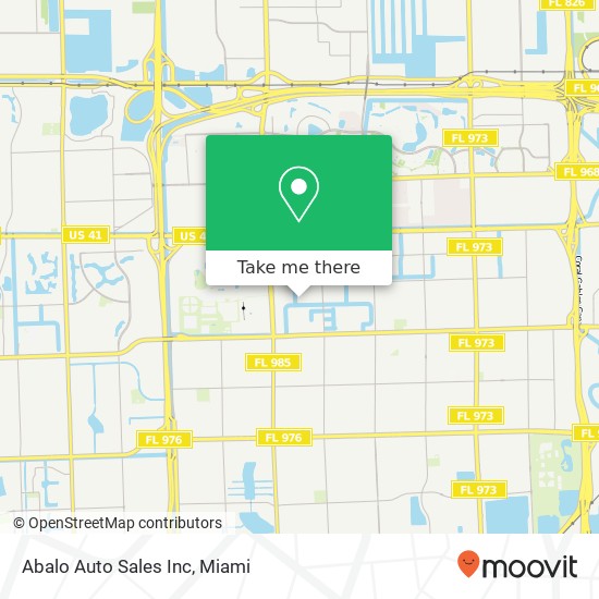 Abalo Auto Sales Inc map