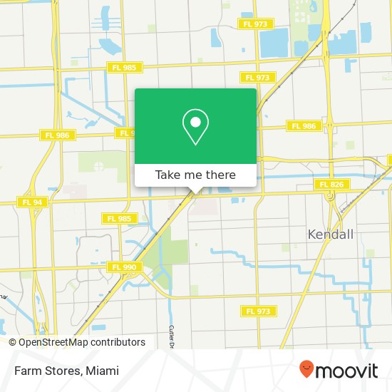 Farm Stores map