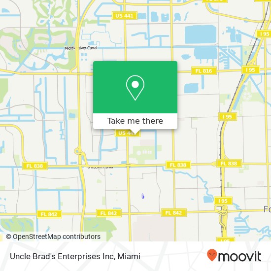Mapa de Uncle Brad's Enterprises Inc