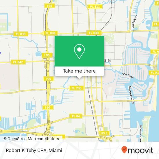 Robert K Tuhy CPA map