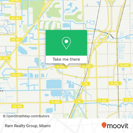 Mapa de Ram Realty Group