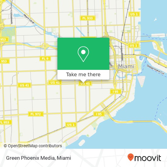 Green Phoenix Media map