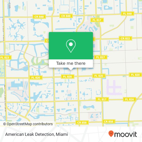 Mapa de American Leak Detection