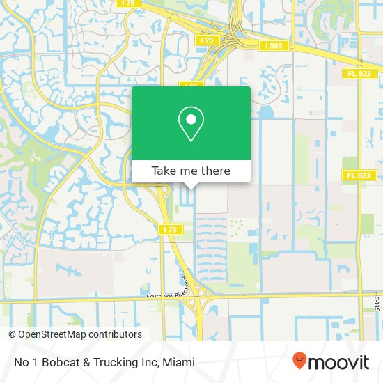 No 1 Bobcat & Trucking Inc map