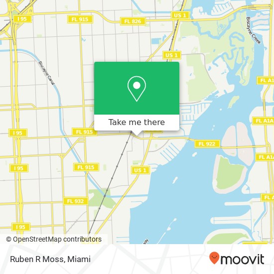 Ruben R Moss map