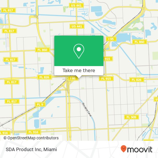 SDA Product Inc map