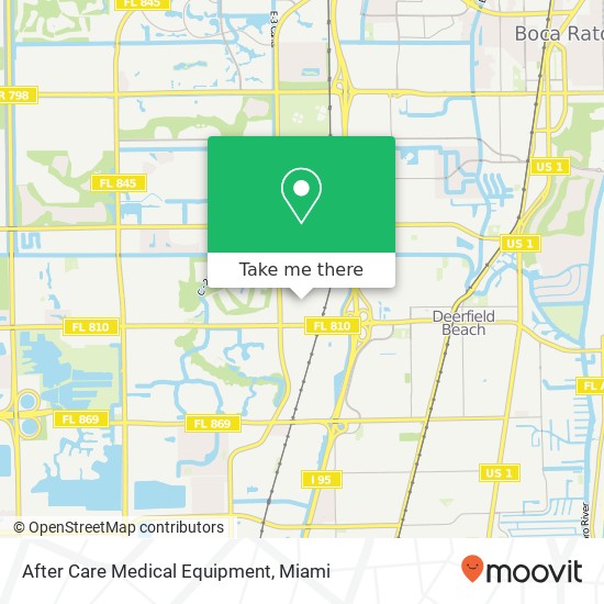 After Care Medical Equipment map
