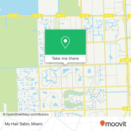 My Hair Salon map