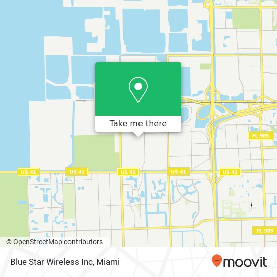 Blue Star Wireless Inc map