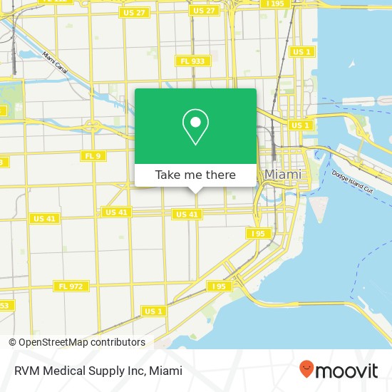 Mapa de RVM Medical Supply Inc