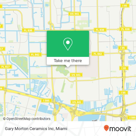 Gary Morton Ceramics Inc map