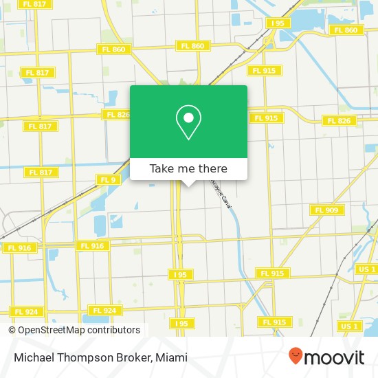 Mapa de Michael Thompson Broker