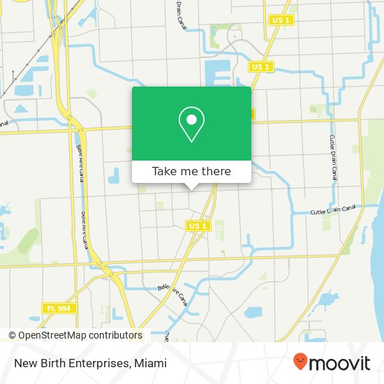 Mapa de New Birth Enterprises