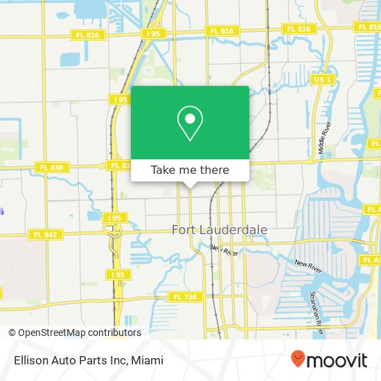 Mapa de Ellison Auto Parts Inc