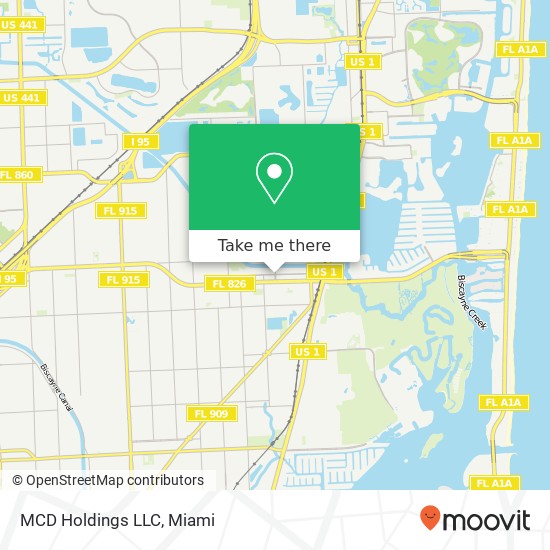 MCD Holdings LLC map