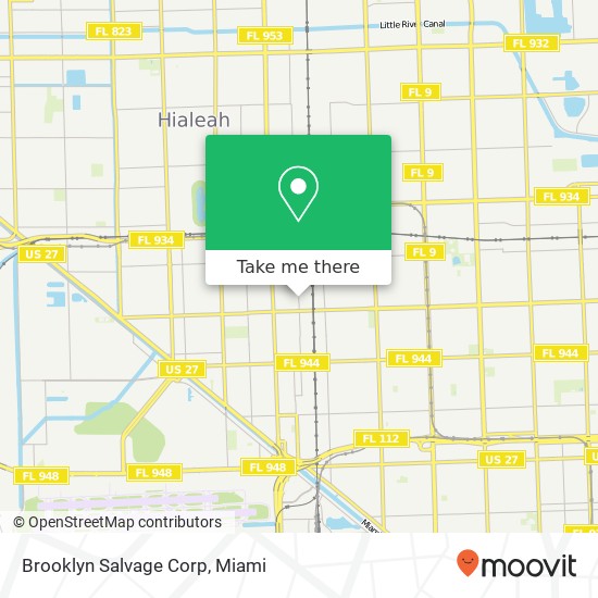 Brooklyn Salvage Corp map