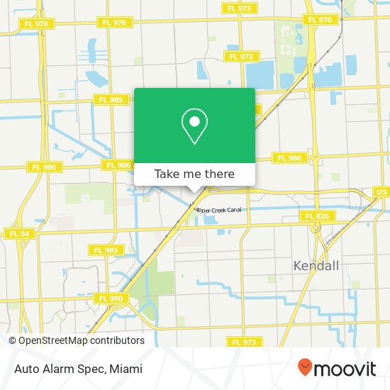 Auto Alarm Spec map