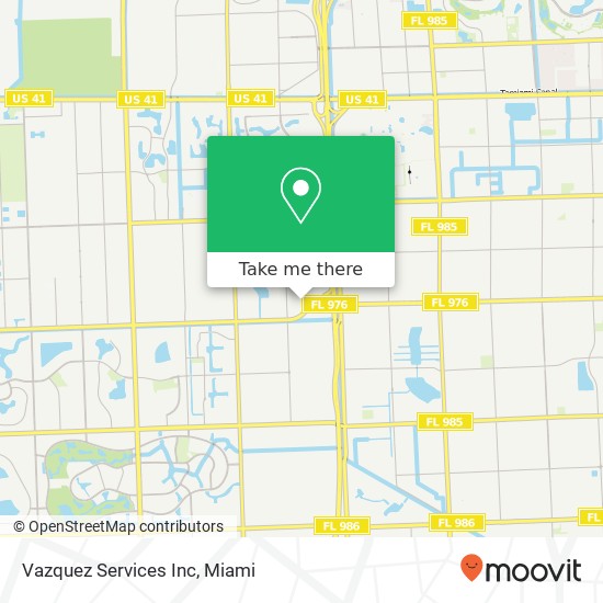Vazquez Services Inc map