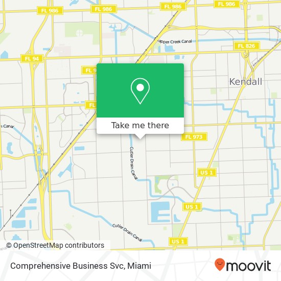 Comprehensive Business Svc map